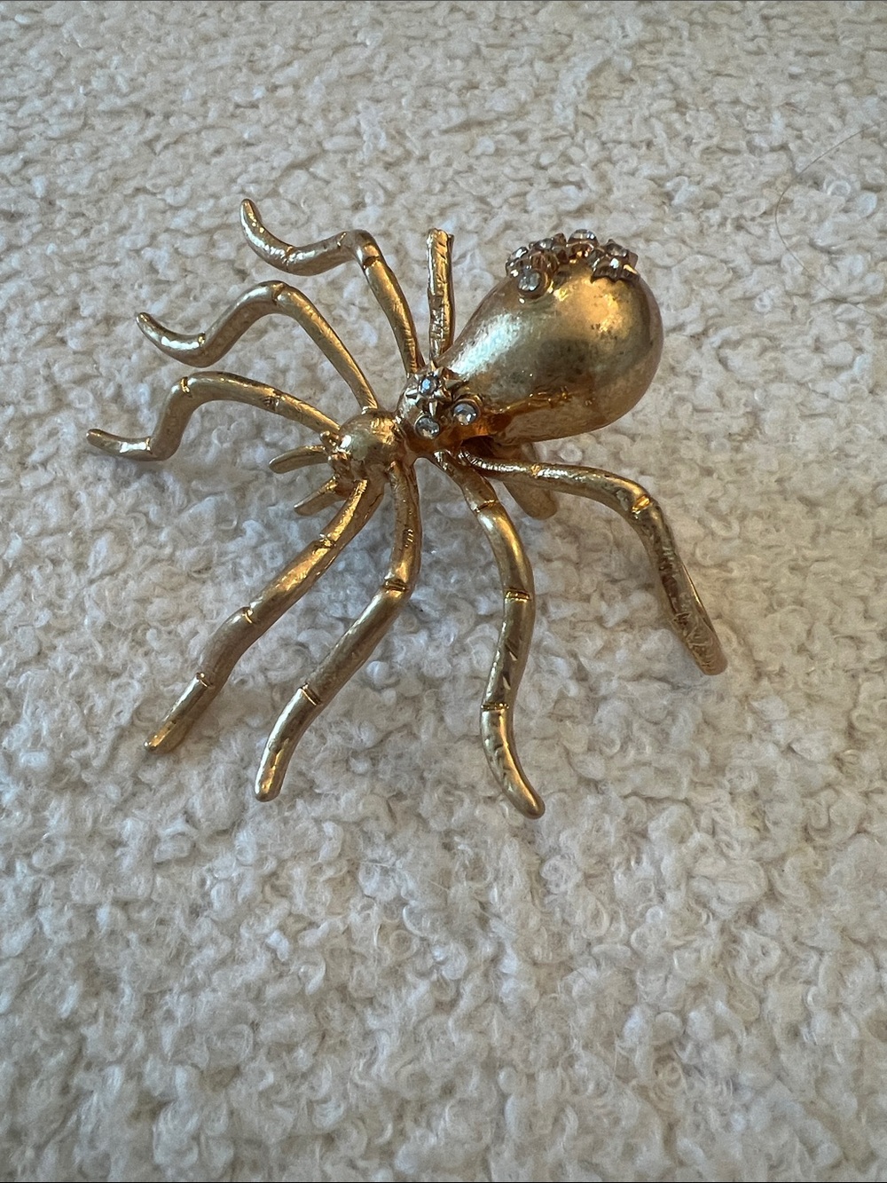 Gold Spider Hallowing Decorative Accent Ring